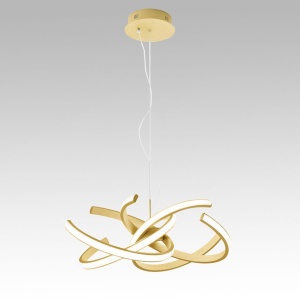 Lustra LED design modern Cinzia S auriu sau alb