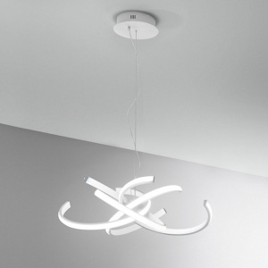 Lustra LED design modern Cinzia S auriu sau alb 146489 universul-luminii.ro