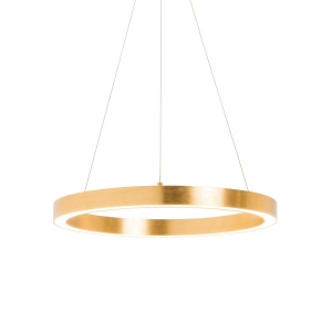 Lustra LED design modern circular CARLO auriu, diametru 40cm - Img 6