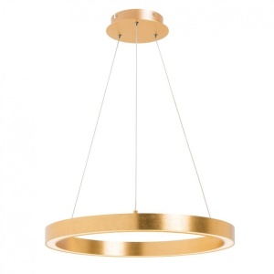 Lustra LED design modern circular CARLO auriu, diametru 40cm - Img 1