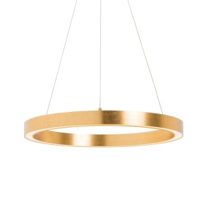 Lustra LED design modern circular CARLO auriu, diametru 60cm - Img 3
