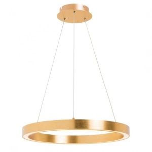 Lustra LED design modern circular CARLO auriu, diametru 60cm - Img 1