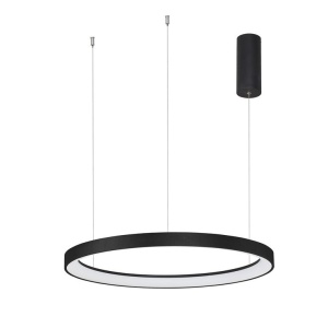 Lustra LED design modern circular PERTINO negru 48W NVL-9853684 - Img 1