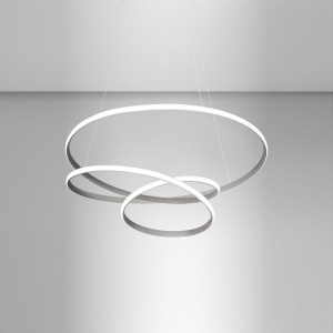 Lustra LED design modern Diva 85cm, auriu, alb sau titan 227169 universul-luminii.ro