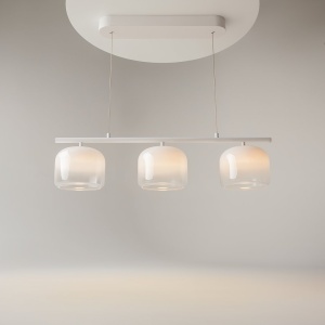 Lustra LED design modern Spirito alb - Img 3