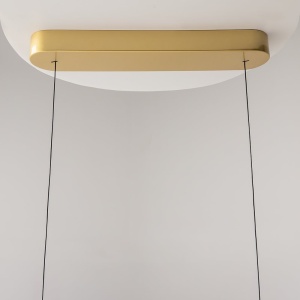 Lustra LED design modern Spirito auriu - Img 7