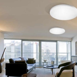 Lustra LED dimabila cu telecomanda de tavan/plafon SONA 55 alba 70229 universul-luminii.ro