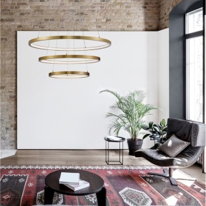 Lustra LED dimabila design circular EMPATIA D-80cm - Img 2