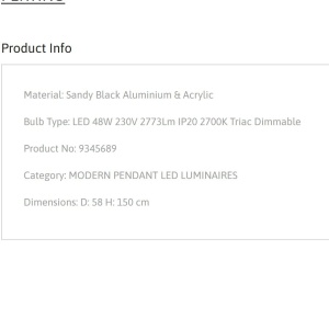 Lustra LED dimabila design circular PERTINO D-58cm 222479 universul-luminii.ro