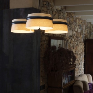 Lustra LED dimabila design deosebit LOOP frasin 29397 191889 universul-luminii.ro
