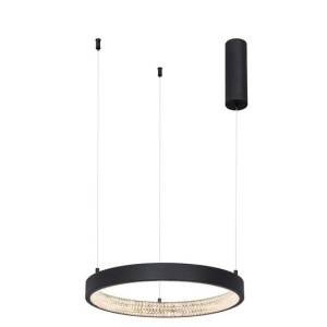 Lustra LED dimabila, design modern PRESTON, 40cm negru NVL-9865140