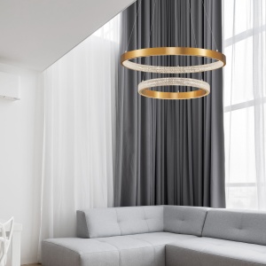 Lustra LED dimabila, design modern PRESTON 74349 universul-luminii.ro