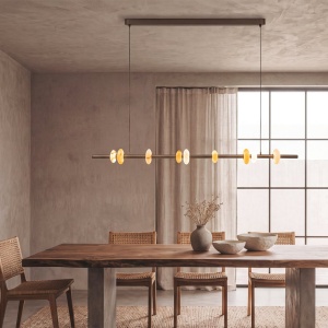 Lustra LED dsuspendata decorativa SOL Alabaster - Img 4