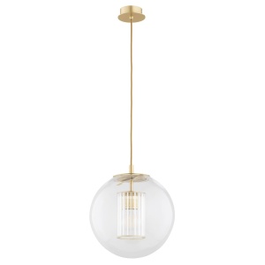 Lustra LED eleganta realizata manual Hampton alama periata