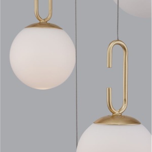 Lustra LED moderna cu 5 Pendule design elegant HOOK - Img 6