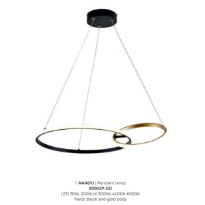 Lustra LED moderna design circular RANDO - Img 2