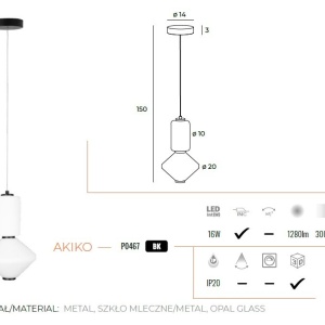 Lustra LED moderna design deosebit AKIKO 211739 universul-luminii.ro