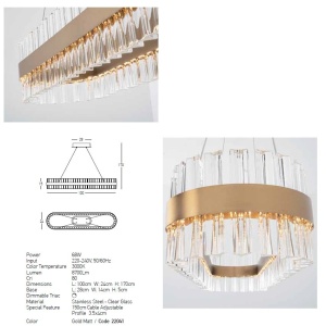 Lustra LED moderna design deosebit Marlen 117979 universul-luminii.ro