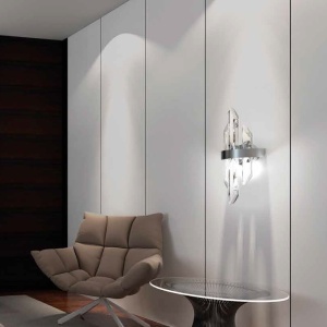 Lustra LED moderna Vision design LUX cristal QUARTZ 01, 30cm 174399 universul-luminii.ro