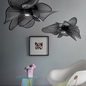 Lustra LED realizata manual La Belle Étoile Black 215319 universul-luminii.ro