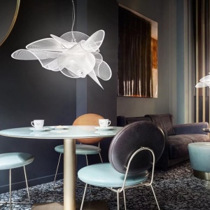 Lustra LED realizata manual La Belle Étoile White 124199 universul-luminii.ro