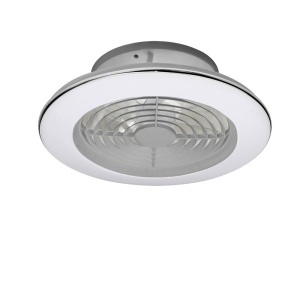 Lustra LED Smart cu Ventilator si telecomanda ALISIO MINI alb