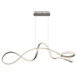 Lustra LED suspendata 4000K SWIRL nichel 249759 universul-luminii.ro