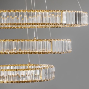 Lustra LED suspendata cristal design elegant AURELIA 92W - Img 5