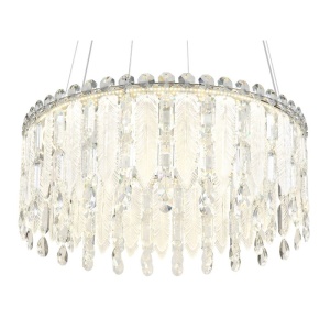 Lustra LED suspendata cu telecomanda KLUNKA crom 620929 universul-luminii.ro