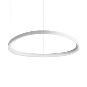 Lustra LED suspendata design circular Gemini sp d081 on-off 2700k alba - Img 1