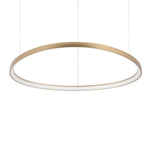 Lustra LED suspendata design circular Gemini sp d105 on-off 2700k aurie - Img 1