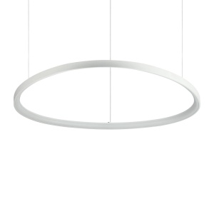 Lustra LED suspendata design circular GEMINI SP D105 ON-OFF BIANCO 4000K