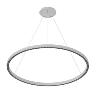 Lustra LED suspendata design circular XL RIUMAR alba - Img 3