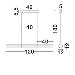 Lustra LED suspendata design decorativ ESSENZO - Img 8