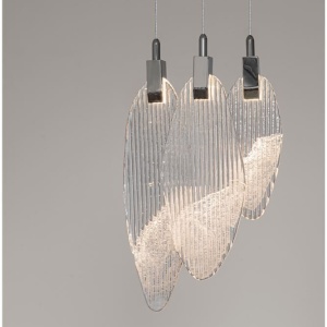 Lustra LED suspendata design decorativ SERIQ L-120cm - Img 5
