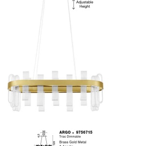 Lustra LED suspendata design modern ARGO 126129 universul-luminii.ro