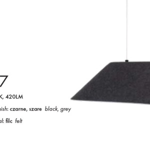 Lustra LED suspendata design modern Carbon negru 238889 universul-luminii.ro