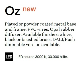 Lustra LED suspendata design modern circular Oz sp d60 dali alama 64939 universul-luminii.ro