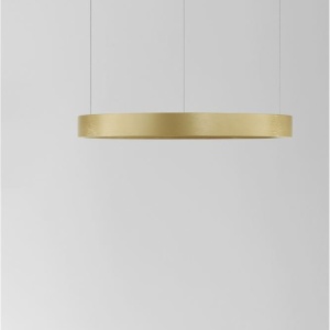 Lustra LED suspendata design modern circular PERRINE D-40cm aurie - Img 4
