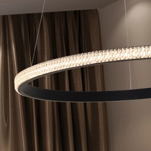Lustra LED suspendata design modern circular Ring 61cm SV-717526 - Img 3