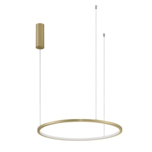 Lustra LED suspendata design modern circular TARQUIN D-60cm aurie - Img 1