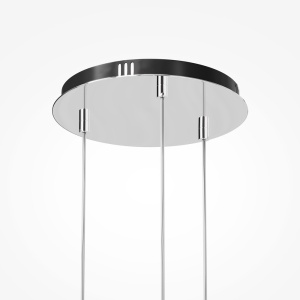 Lustra LED suspendata design modern decorativ Drop 3L crom - Img 7
