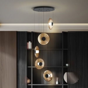Lustra LED suspendata design modern Diabolo 5L