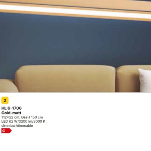 Lustra LED suspendata design modern GRACE aurie 234079 universul-luminii.ro