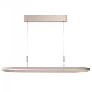 Lustra LED suspendata design modern LAYLA bej 3000K DIMM