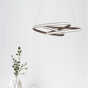 Lustra LED suspendata design modern MENTON cafenie NVL-9147113 75849 universul-luminii.ro