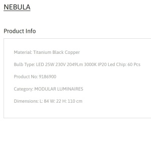 Lustra LED suspendata design modern NEBULA - Img 3