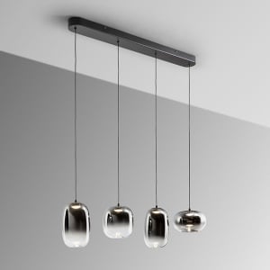 Lustra LED suspendata design modern Onice 4L - Img 5