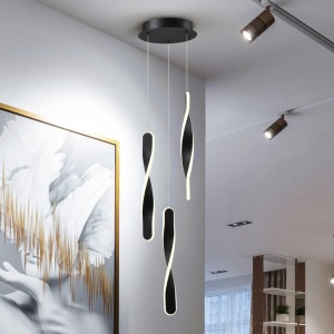 Lustra LED suspendata design modern Twist - Img 1