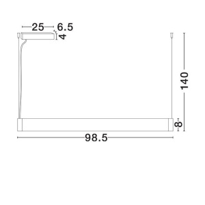 Lustra LED suspendata GLAZE - Img 2